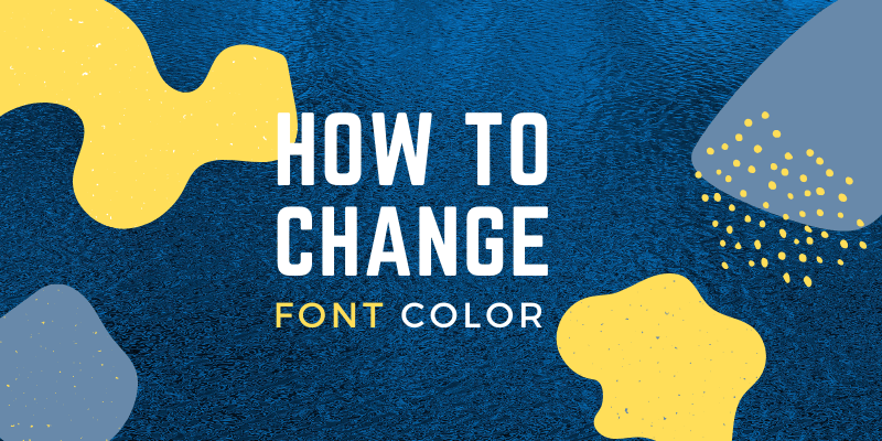 How To Get Colored Text, Change Font & Text Color