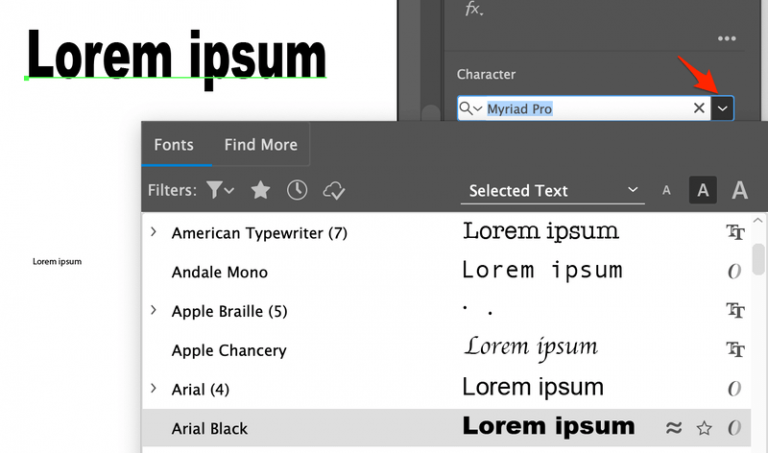 2 Ways to Change or Replace Font in Adobe Illustrator