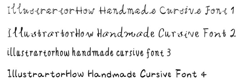 download cursive fonts for illustrator