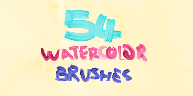 download watercolor brushes for illustrator